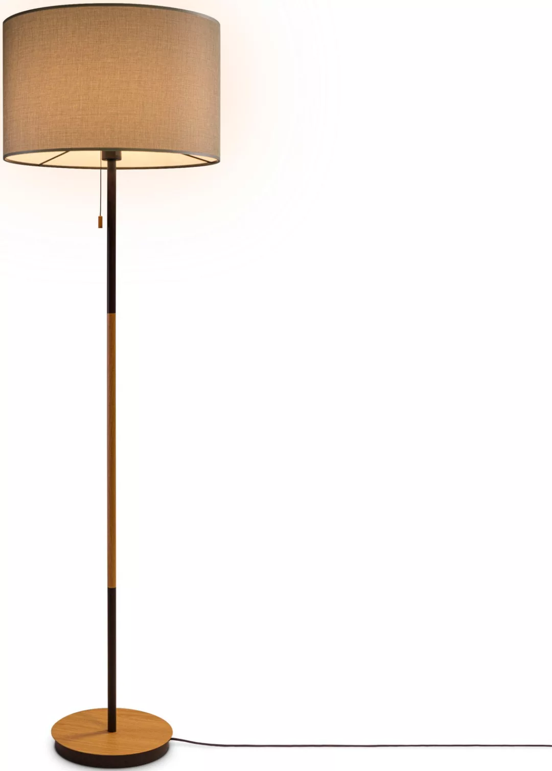 Paco Home Stehlampe »EKO CANVAS UNI COLOR«, Leuchtmittel E27   ohne Leuchtm günstig online kaufen