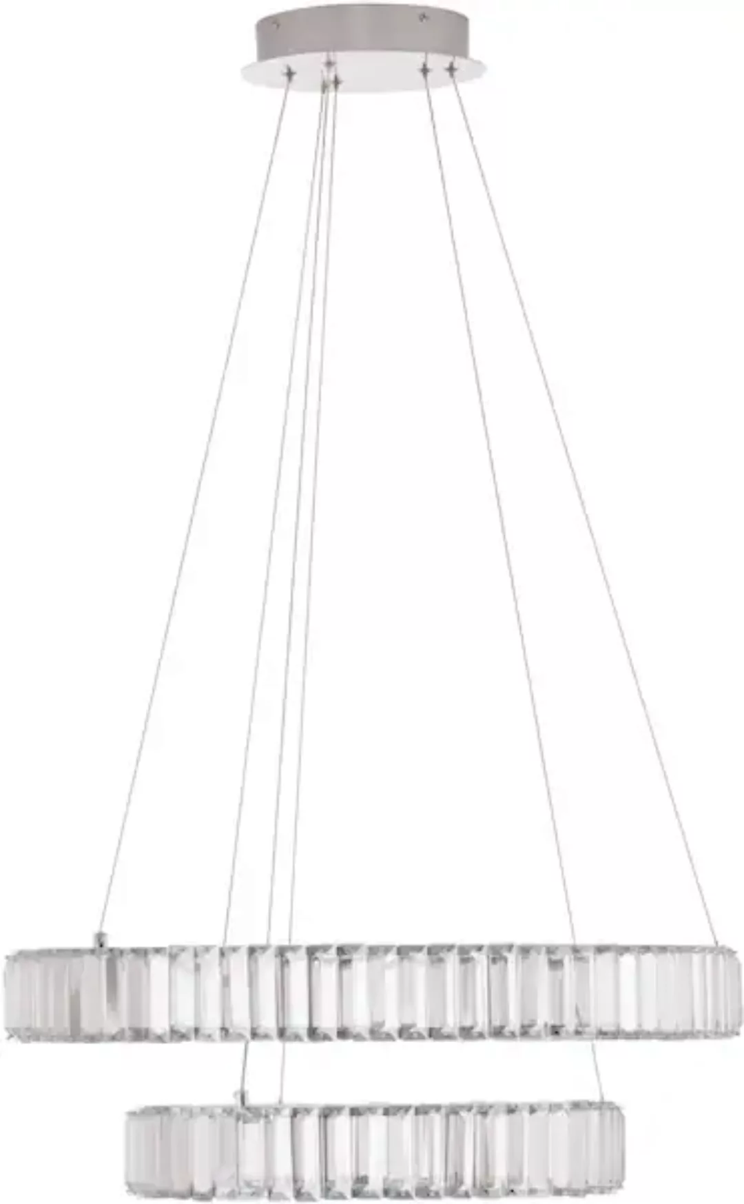 Nova Luce LED-Hängeleuchte »AURELIA«, 2 flammig, Leuchtmittel LED-Modul   L günstig online kaufen