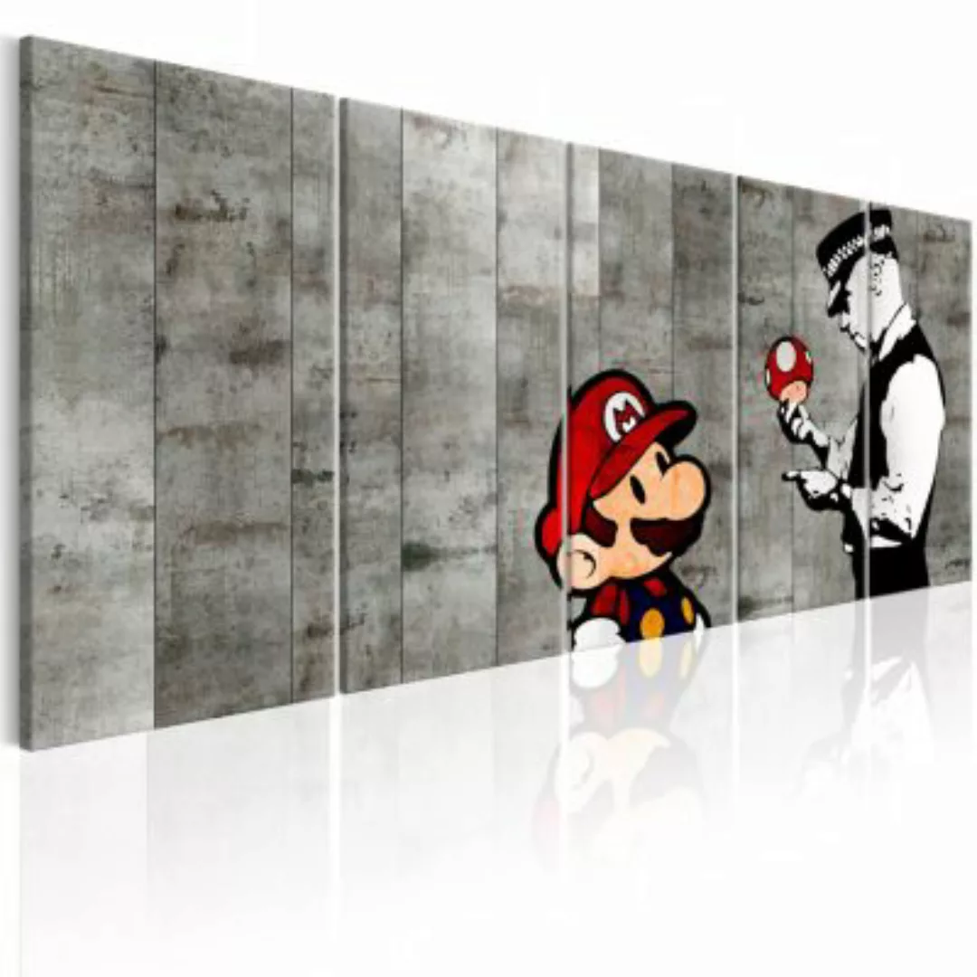 artgeist Wandbild Graffiti on Concrete mehrfarbig Gr. 200 x 80 günstig online kaufen