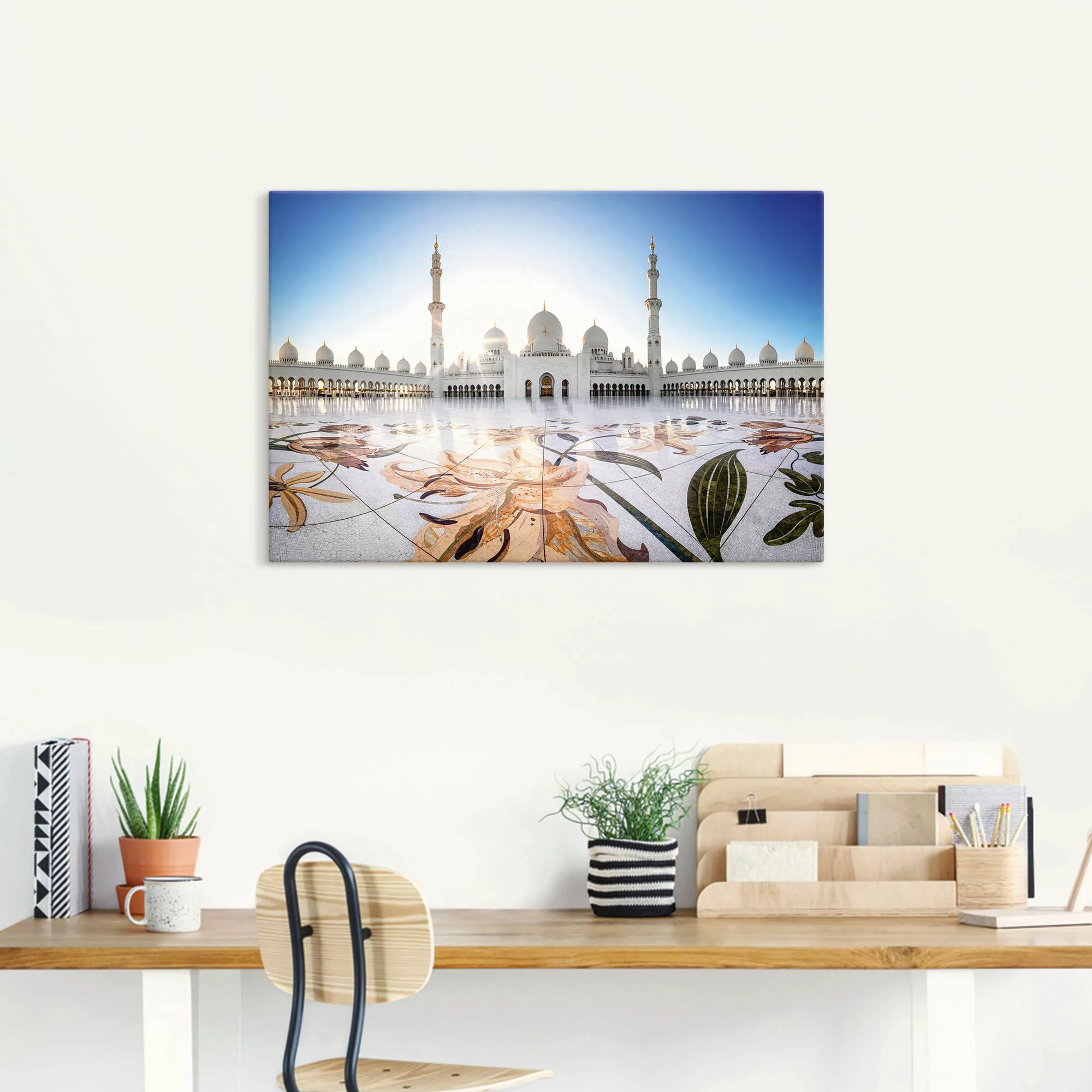 Artland Wandbild "Scheich-Zayid-Moschee II", Gebäude, (1 St.) günstig online kaufen