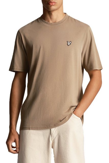 Lyle & Scott T-Shirt Aus 100% Baumwolle Gerader Schnitt günstig online kaufen