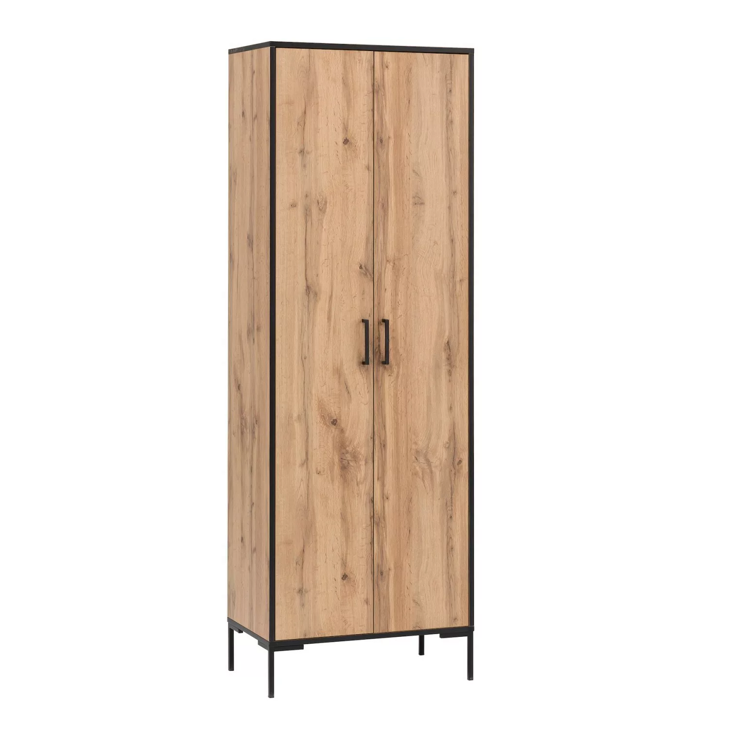 MÖBELPARTNER Aktenschrank Aktenschrank Panda, HxBxT 195x65x40 cm, Eiche günstig online kaufen