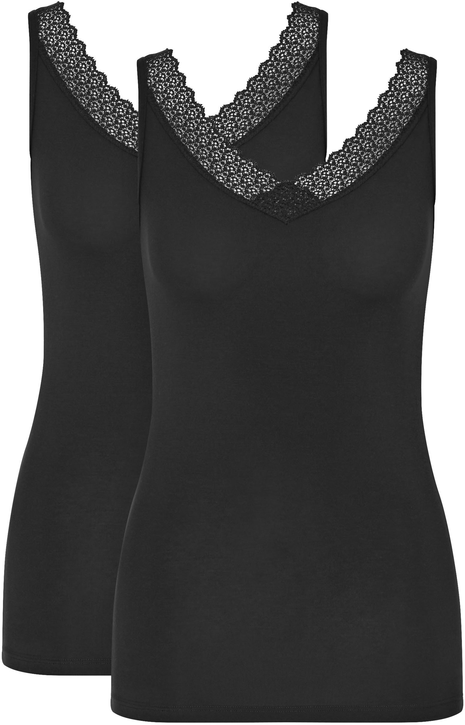 Triumph Tanktop "Feel of Modal", (2er Pack), körpernah, weich, aus Modal-El günstig online kaufen