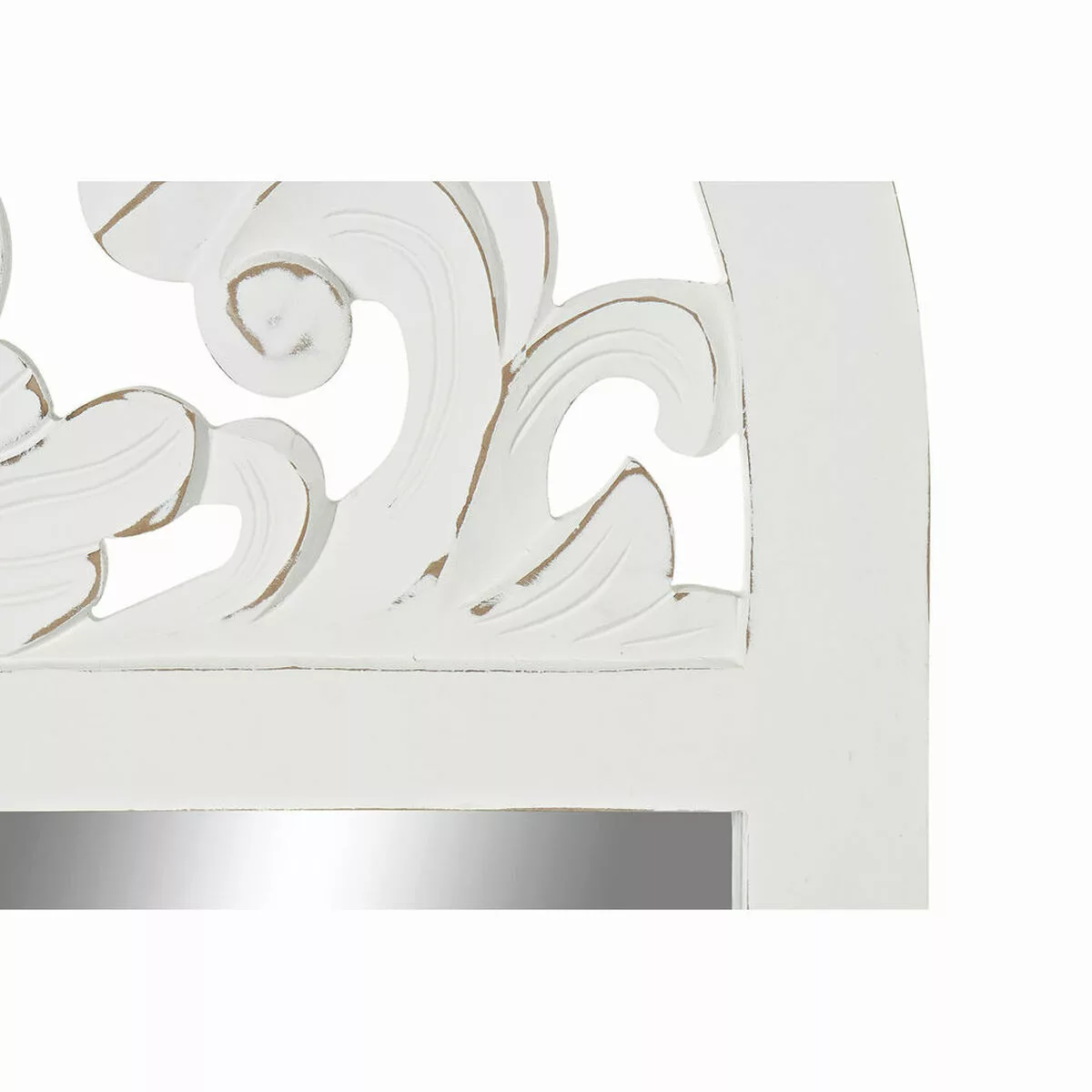 Wandspiegel Dkd Home Decor Kristall Fenster Weiß Holz Mdf (81 X 2,5 X 162,5 günstig online kaufen
