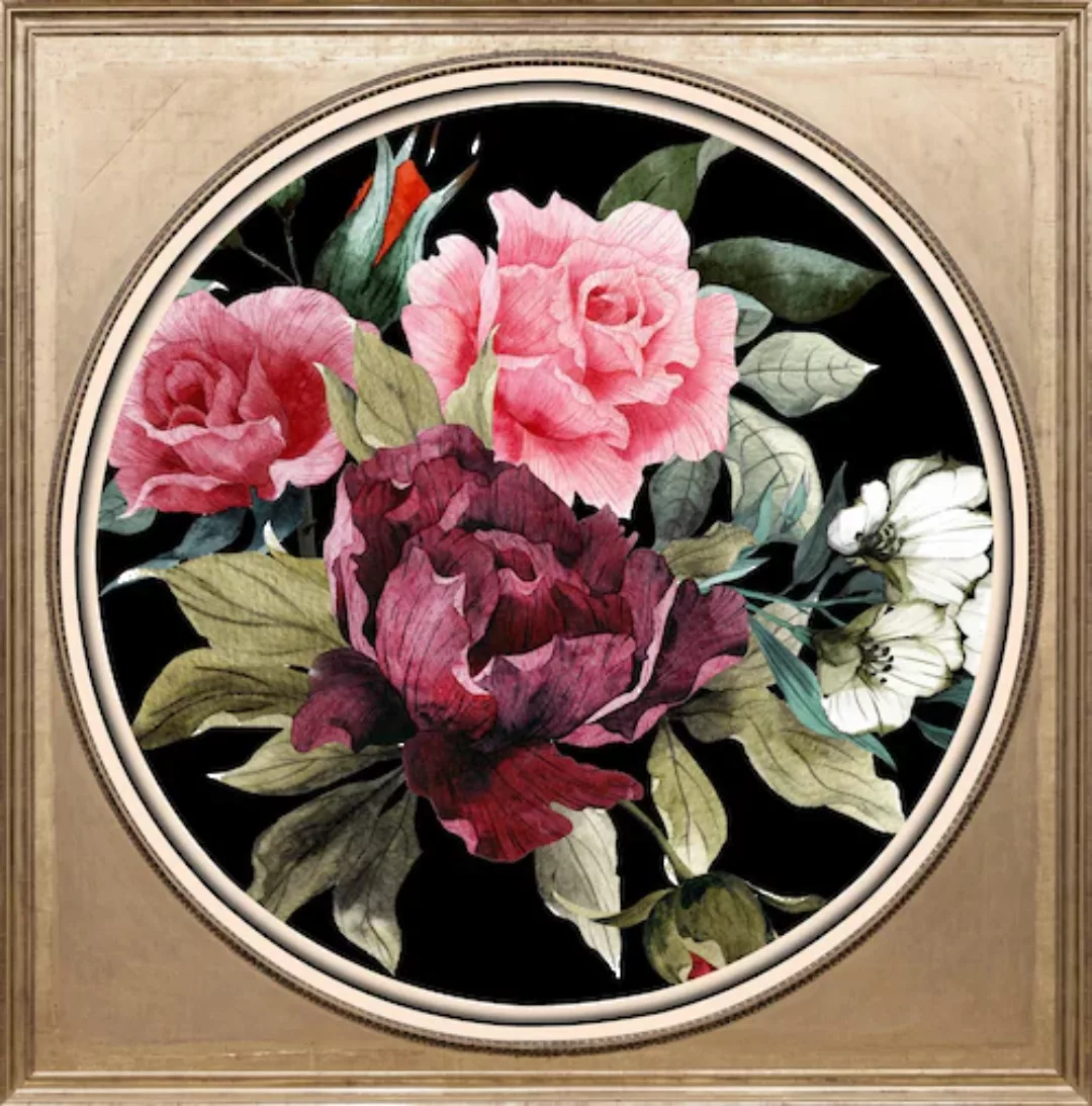 queence Acrylglasbild "Bunter Blumenstrauß II" günstig online kaufen
