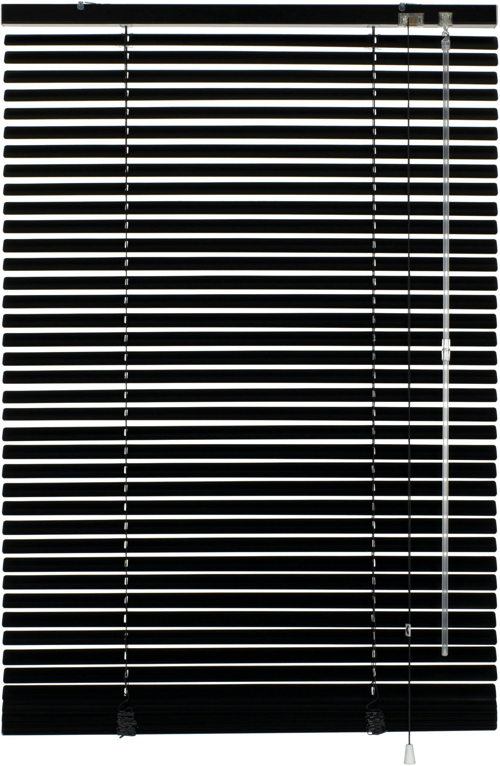 Gardinia Jalousie Aluminium 50 cm x 175 cm Schwarz günstig online kaufen