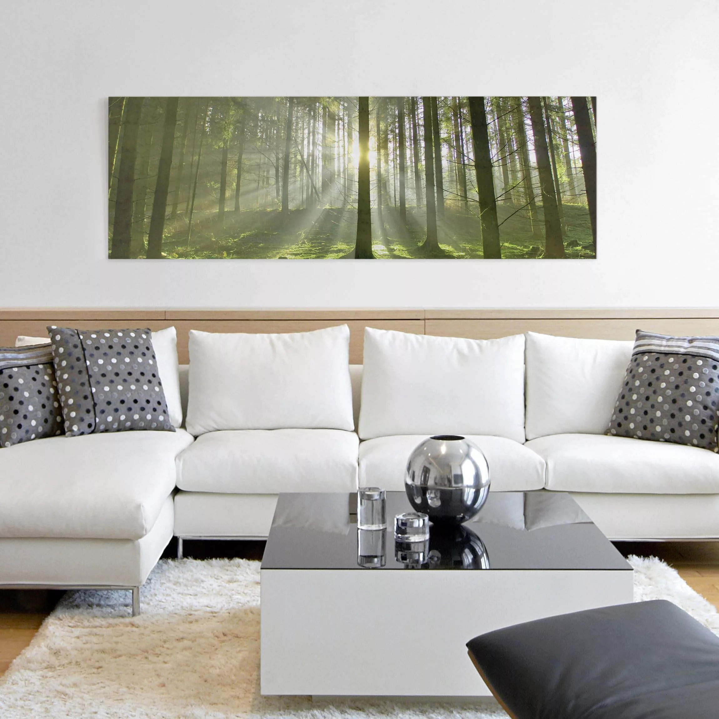 Leinwandbild Wald - Panorama Spring Fairytale günstig online kaufen