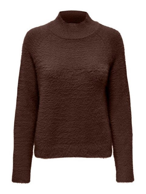 JACQUELINE de YONG Strickpullover Pullover Flauschiger Stehkragen Sweater G günstig online kaufen