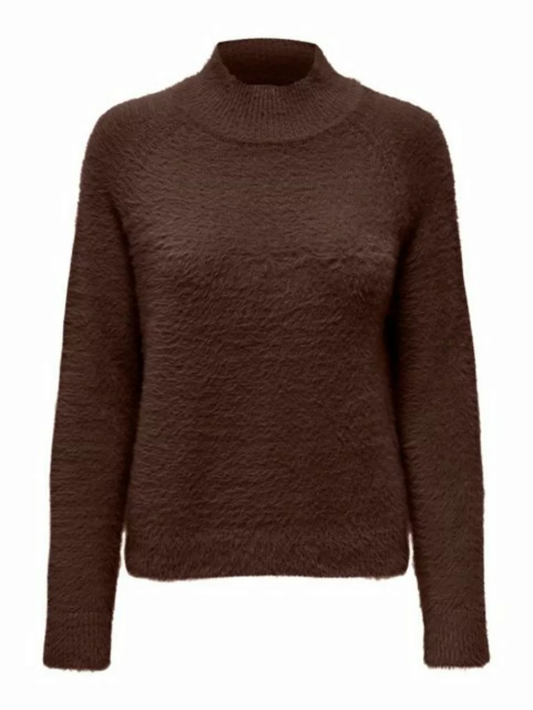 JACQUELINE de YONG Strickpullover Pullover Flauschiger Stehkragen Sweater G günstig online kaufen