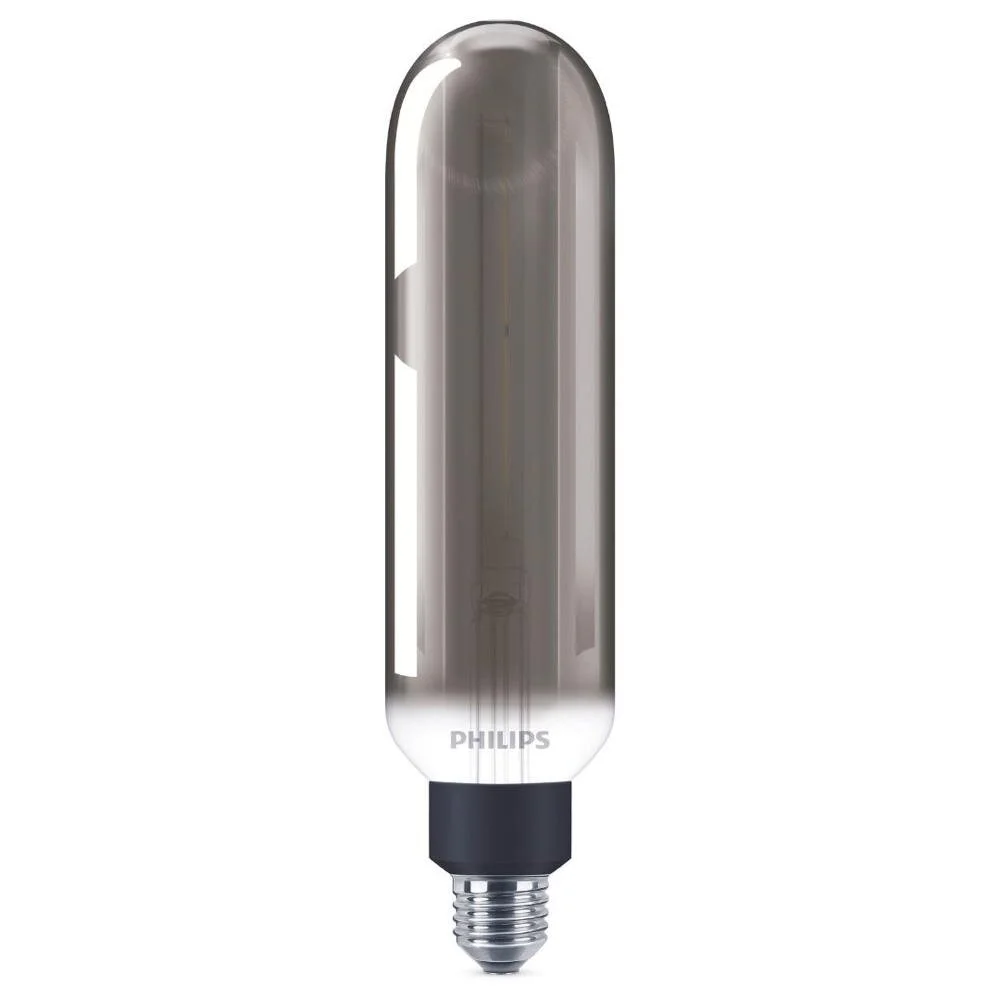 Philips LED Lampe ersetzt 25W, E27 Röhrenform T65, grau, warmweiß, 200 Lume günstig online kaufen