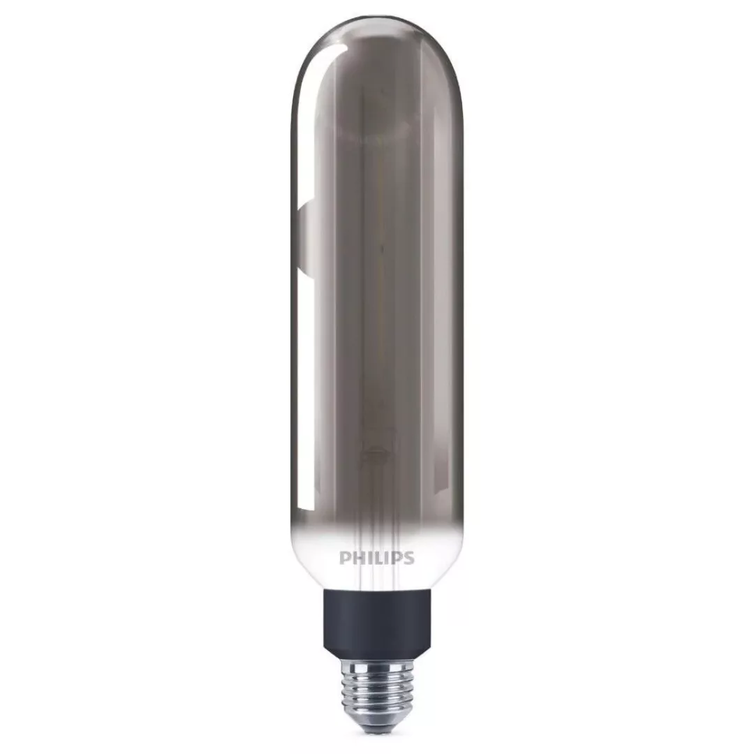 Philips LED Lampe ersetzt 25W, E27 Röhrenform T65, grau, warmweiß, 200 Lume günstig online kaufen