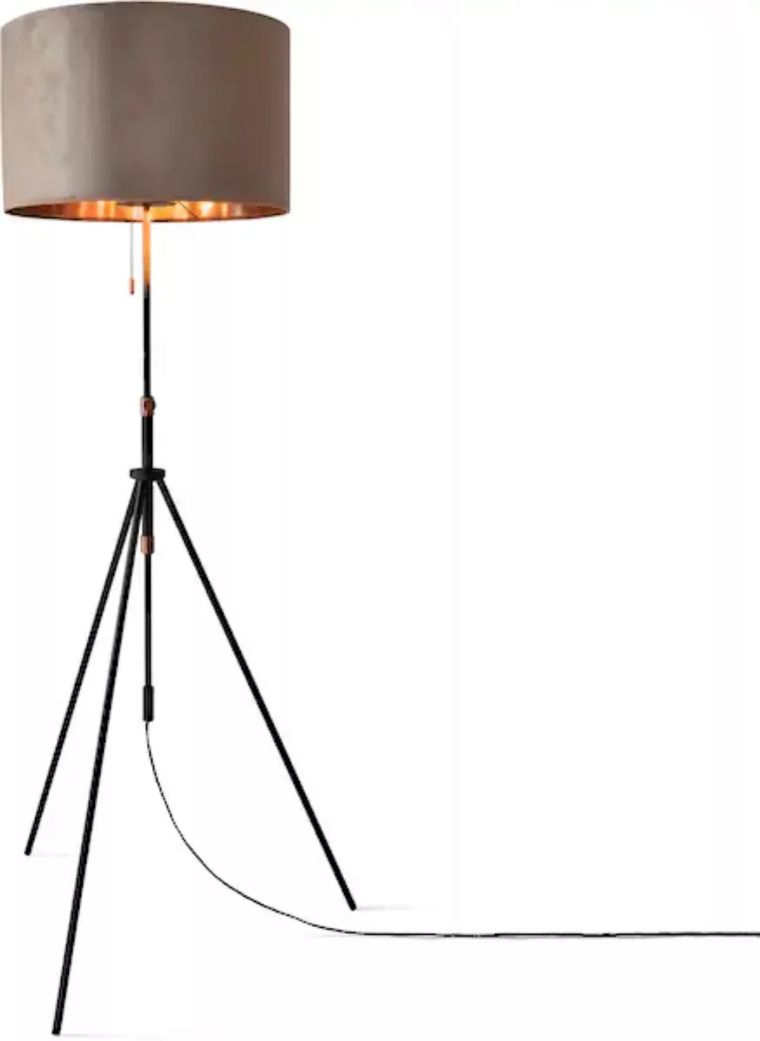 Paco Home Stehlampe »Naomi uni Color«, für Leuchtmittel 1 x E27, höhenverst günstig online kaufen