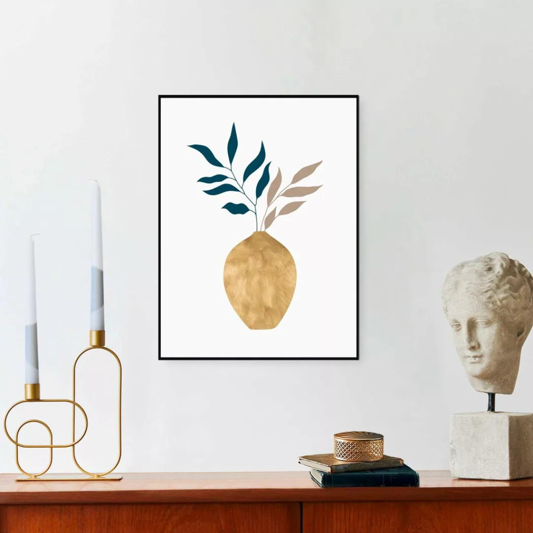 Reinders! Poster »Abstraktes Gold« günstig online kaufen