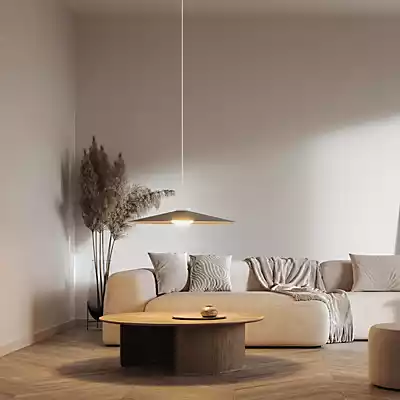 Wever & Ducré Clea 1.0 Pendelleuchte LED, seidengrau - 3.000 K günstig online kaufen