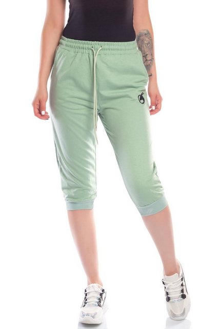 Bongual 3/4-Sweathose Jogginghose Capri Basic mit Kordeln günstig online kaufen