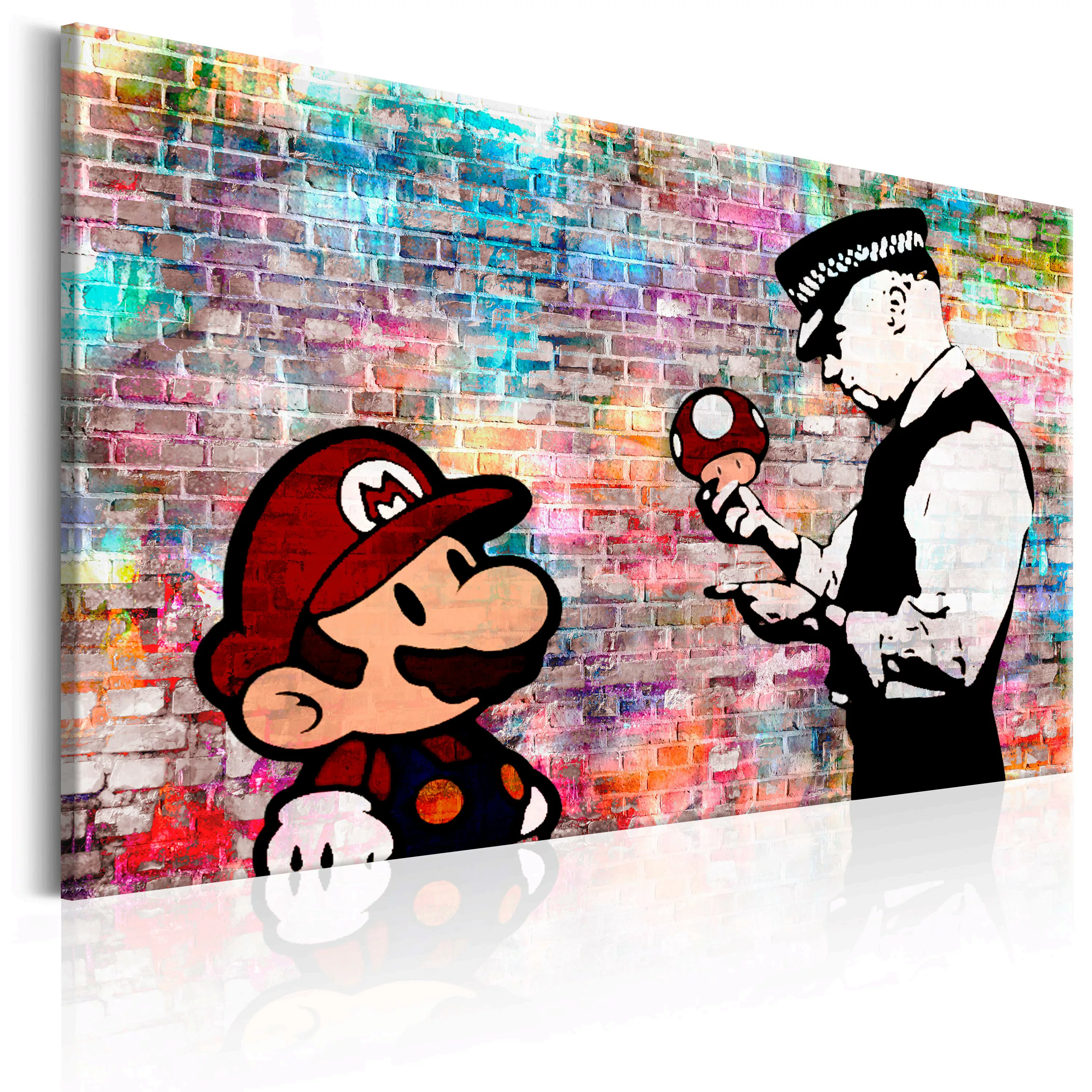 Wandbild - Banksy: Colourful Brick günstig online kaufen