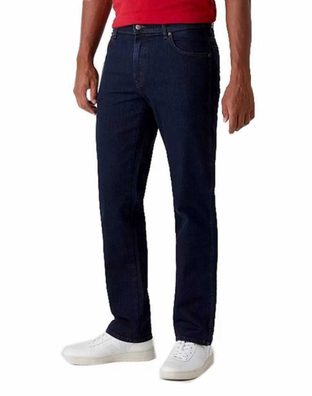 Wrangler Texas Stretch Herren Jeans - Regular Fit - Blue Black - Black Over günstig online kaufen