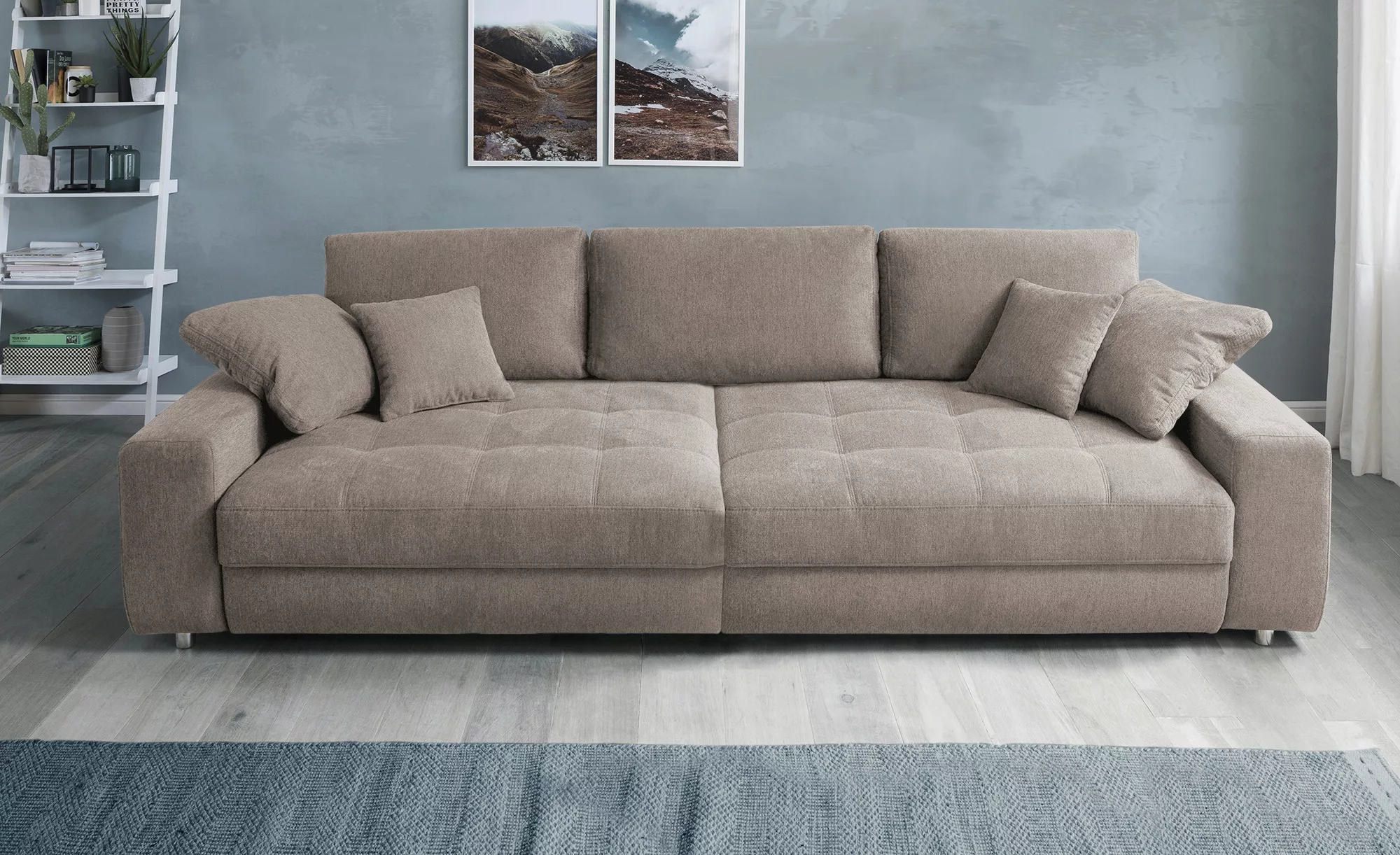 bobb Big Sofa  Arissa de Luxe ¦ braun ¦ Maße (cm): B: 292 H: 84 T: 120 Pols günstig online kaufen