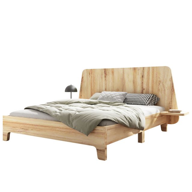 REDOM Massivholzbett Doppelbett (Funktionsbett, 1-tlg., 140x200cm, ohne Mat günstig online kaufen