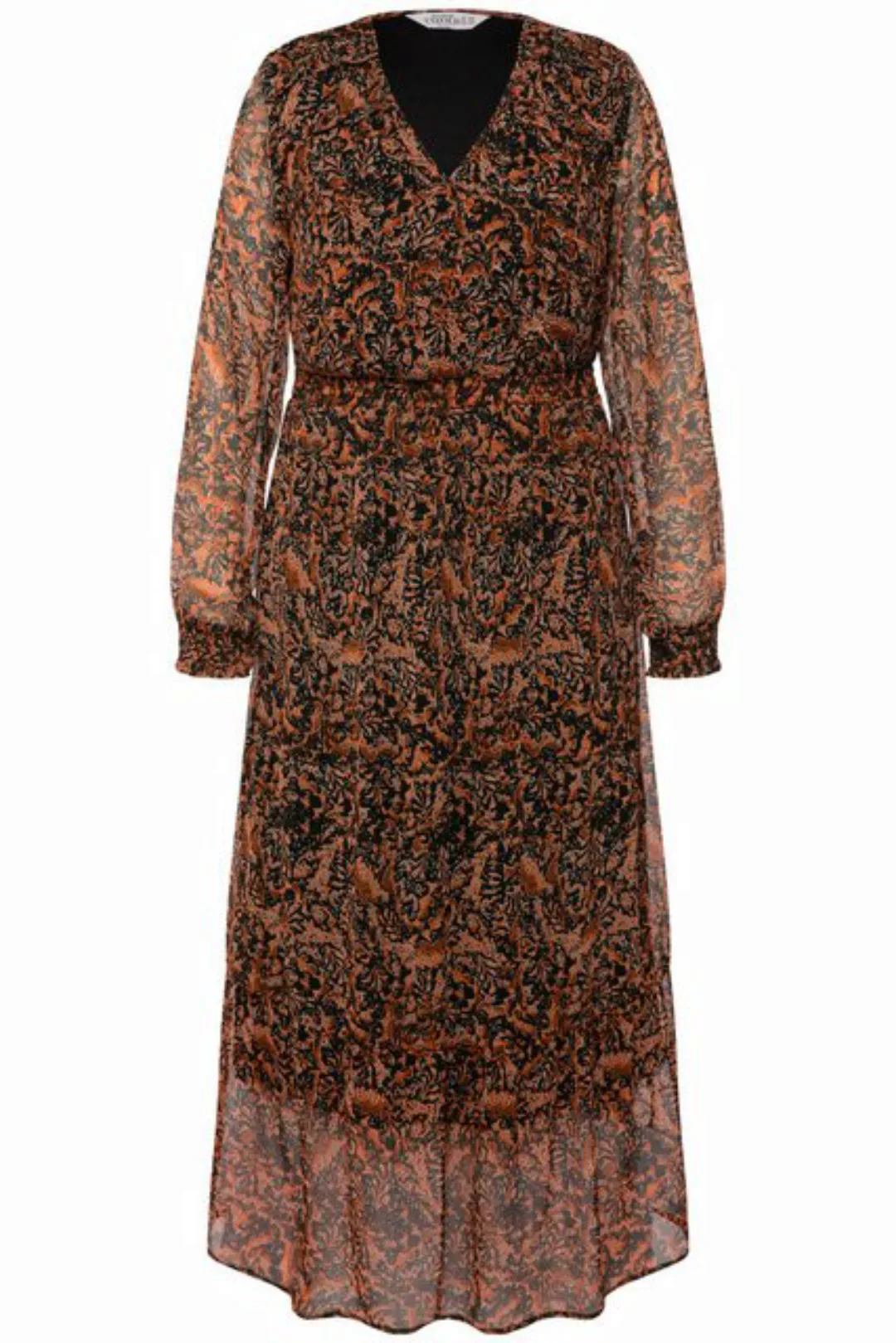 Studio Untold Sommerkleid Maxikleid A-Line Paisley Print V-Ausschnitt günstig online kaufen