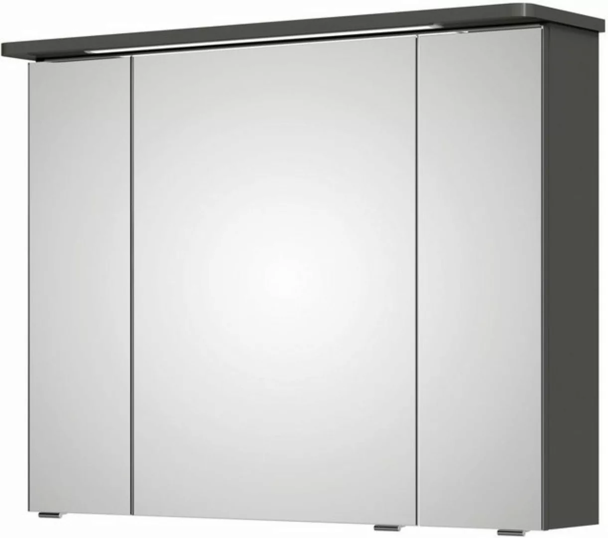 Saphir Spiegelschrank Serie 4005 Badezimmer-Spiegelschrank inkl. LED-Kranzb günstig online kaufen