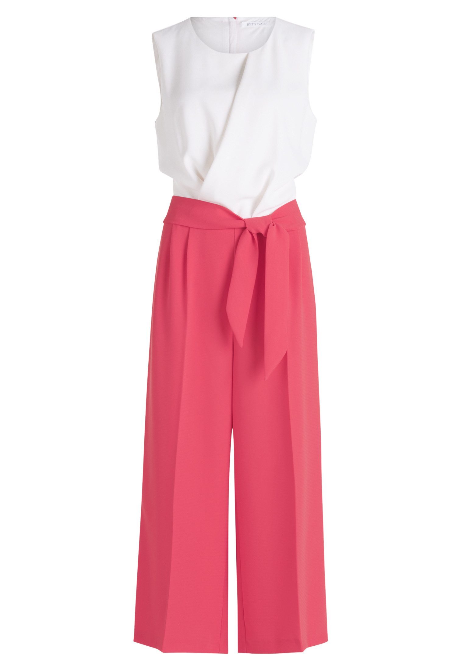 Betty&Co Overall "Betty & Co Damen Jumpsuit ohne Arm", (1 tlg.), Falten günstig online kaufen