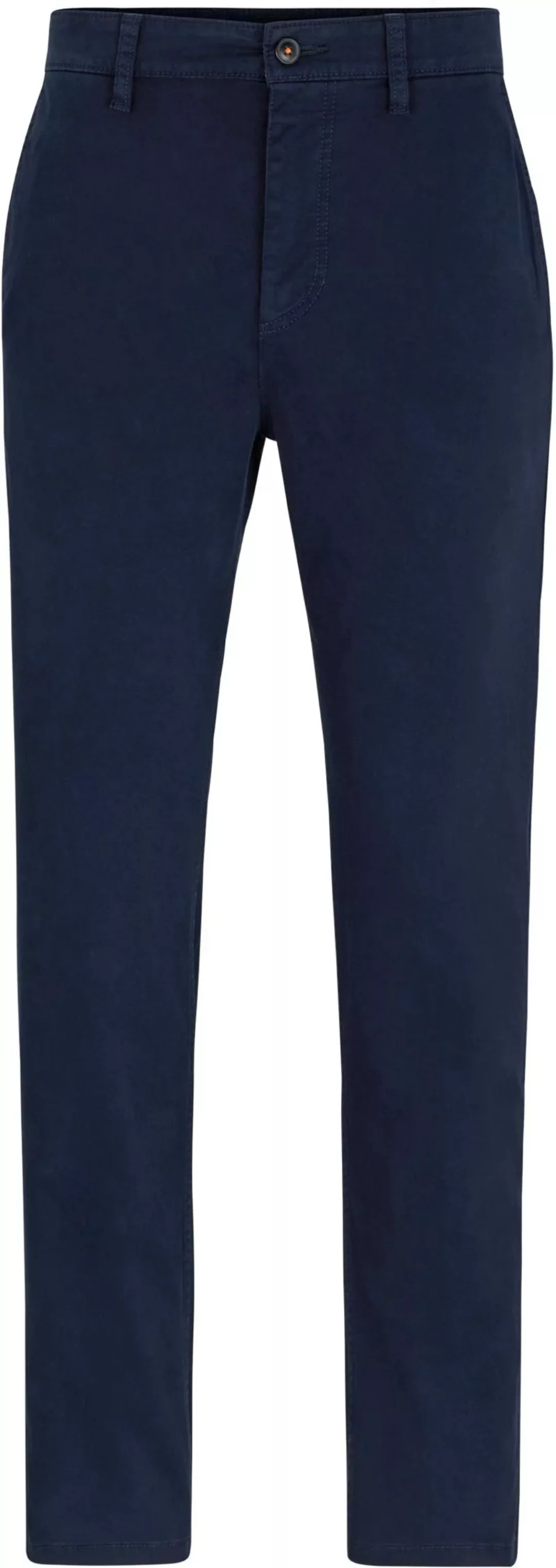 BOSS Satin Chino Navy - Größe W 36 - L 32 günstig online kaufen