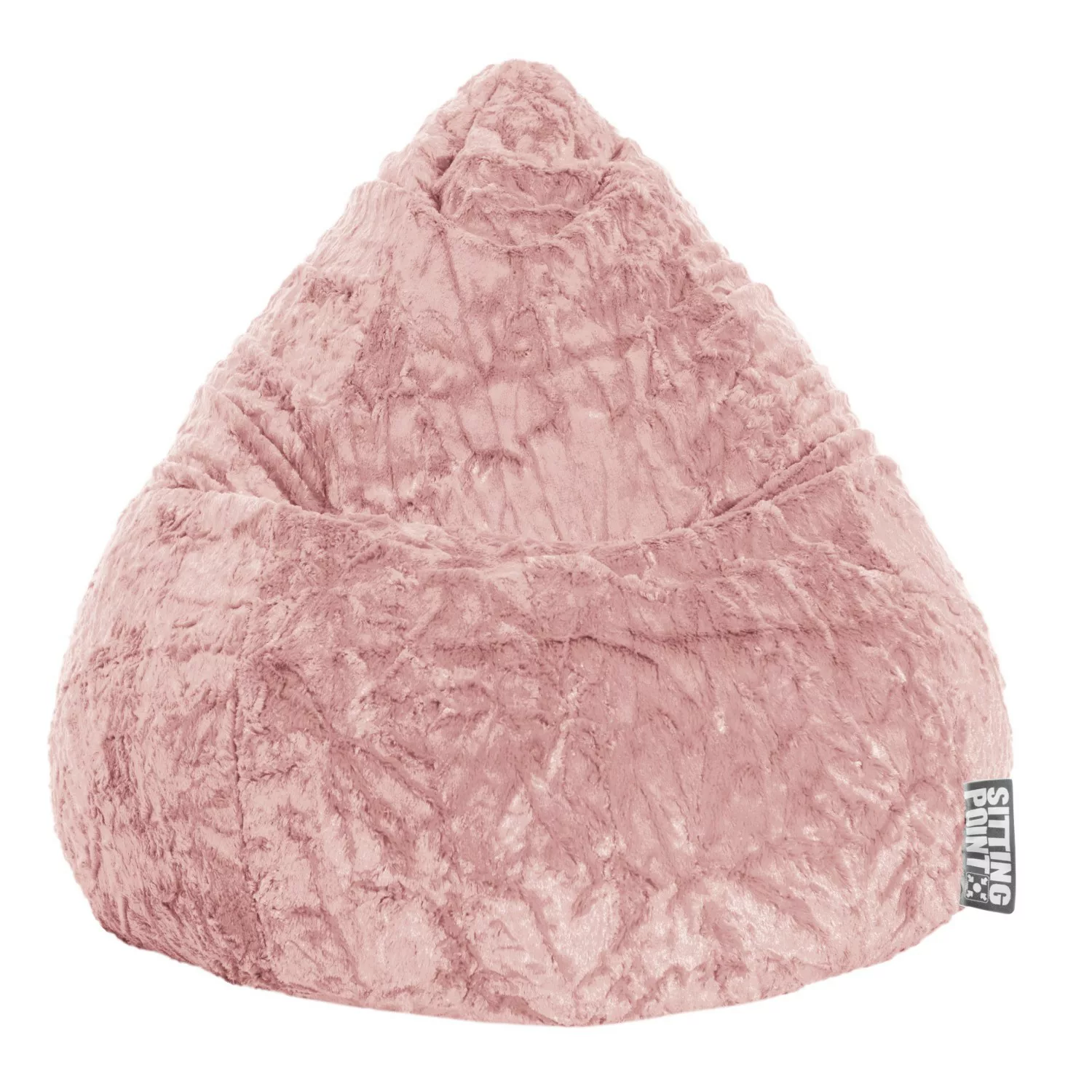 Sitting Point Sitzsack Fluffy L Altrose günstig online kaufen