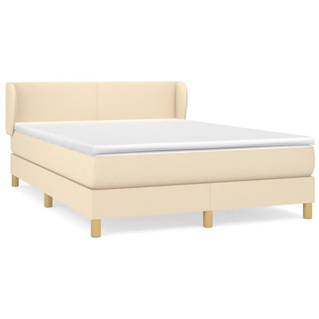 vidaXL Boxspringbett Bett Boxspringbett mit Matratze & Topper Stoff verschi günstig online kaufen