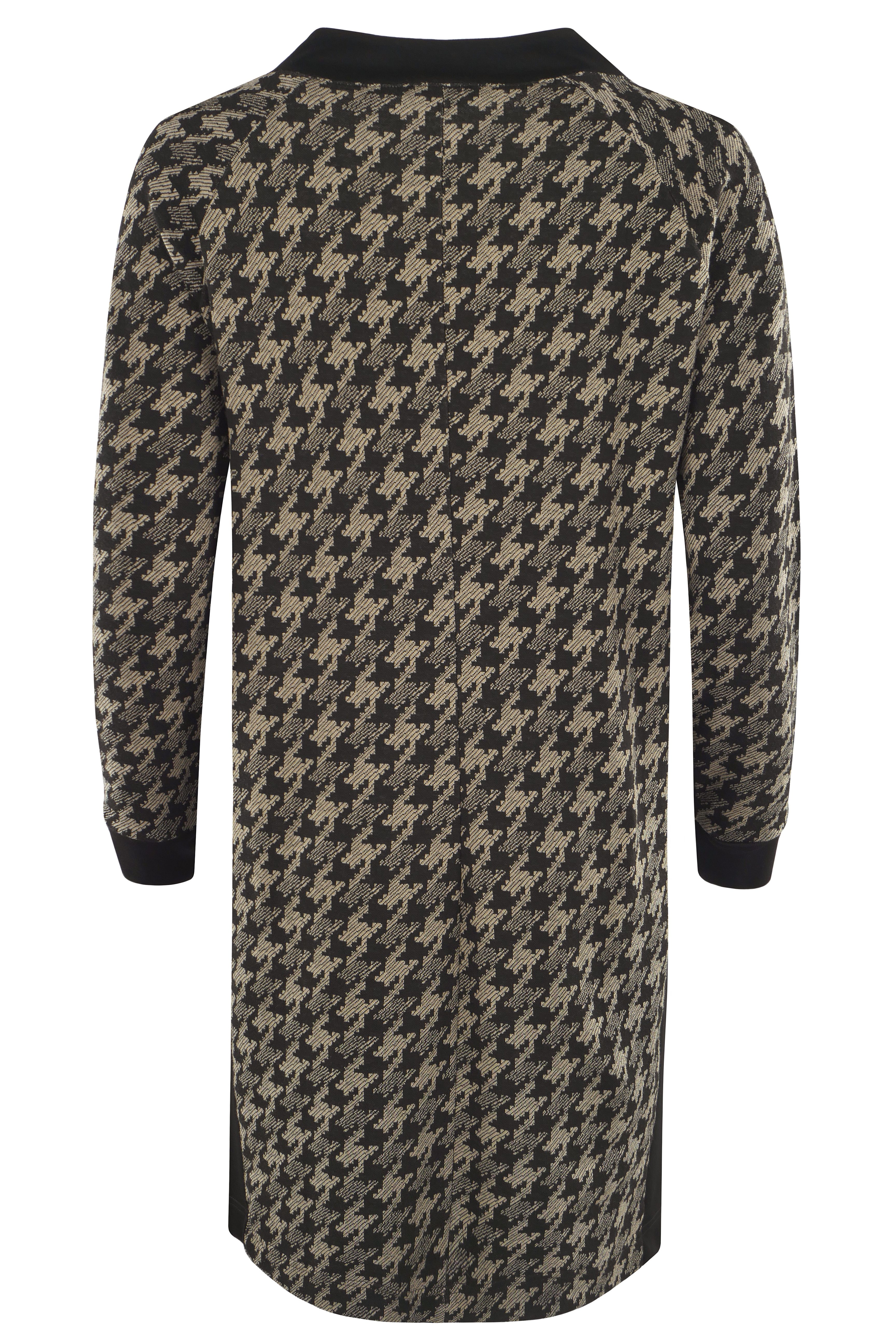 Hajo Sommerkleid Damen Kleid mit Hahnentritt-Jacquard günstig online kaufen