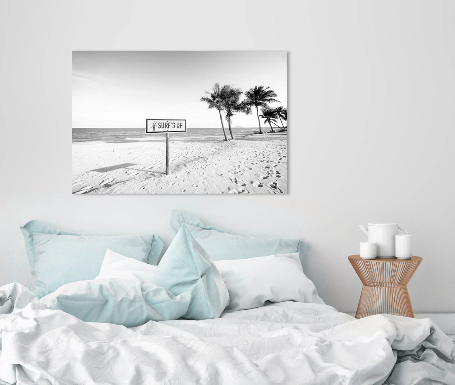 queence Acrylglasbild "Surfs up Strand", Strand-Strandbilder-Meer-Meer Bild günstig online kaufen