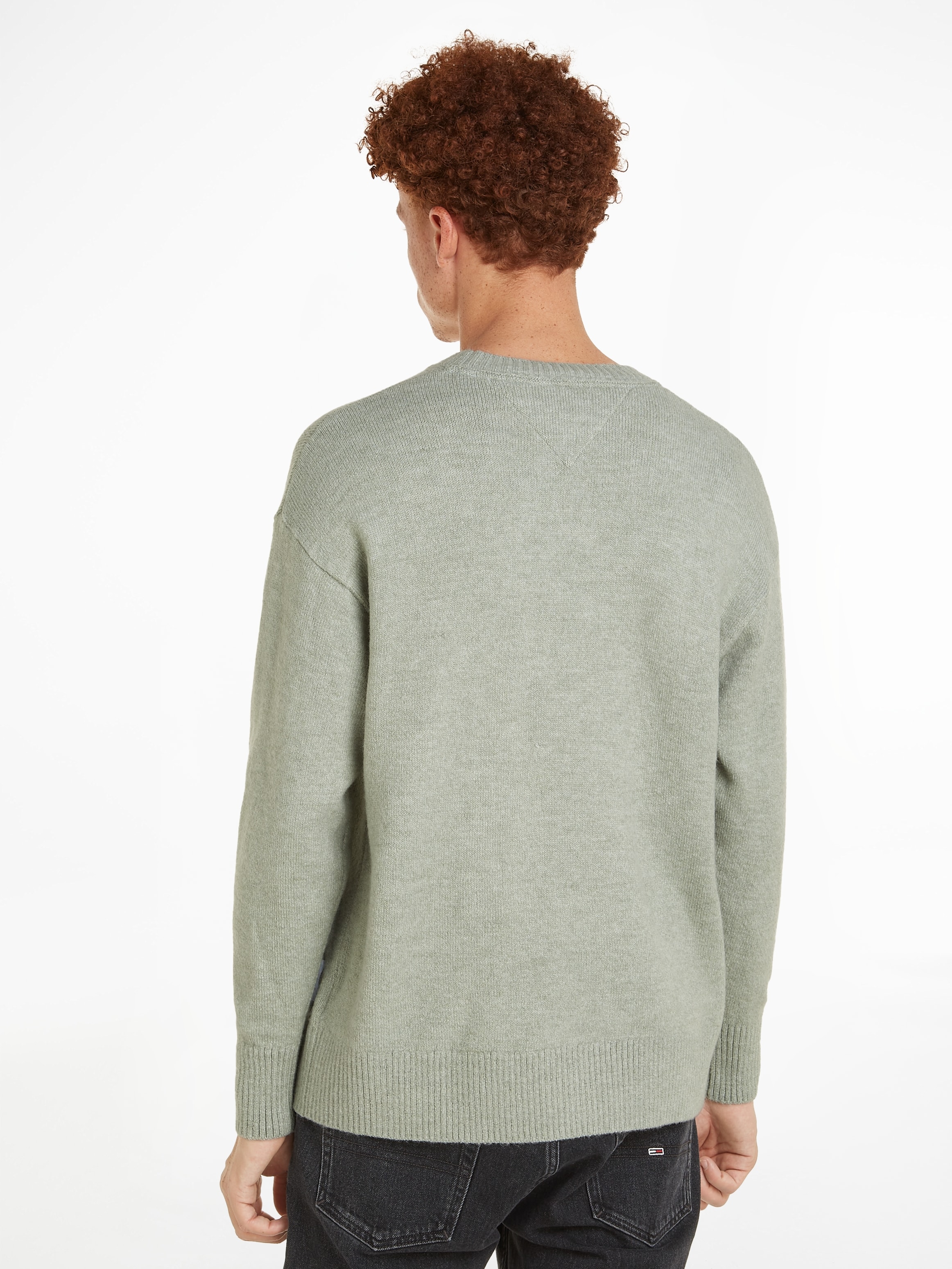 Tommy Jeans Strickpullover "TJM REG N CLASSICS SWEATER EXT", mit Rundhalsau günstig online kaufen