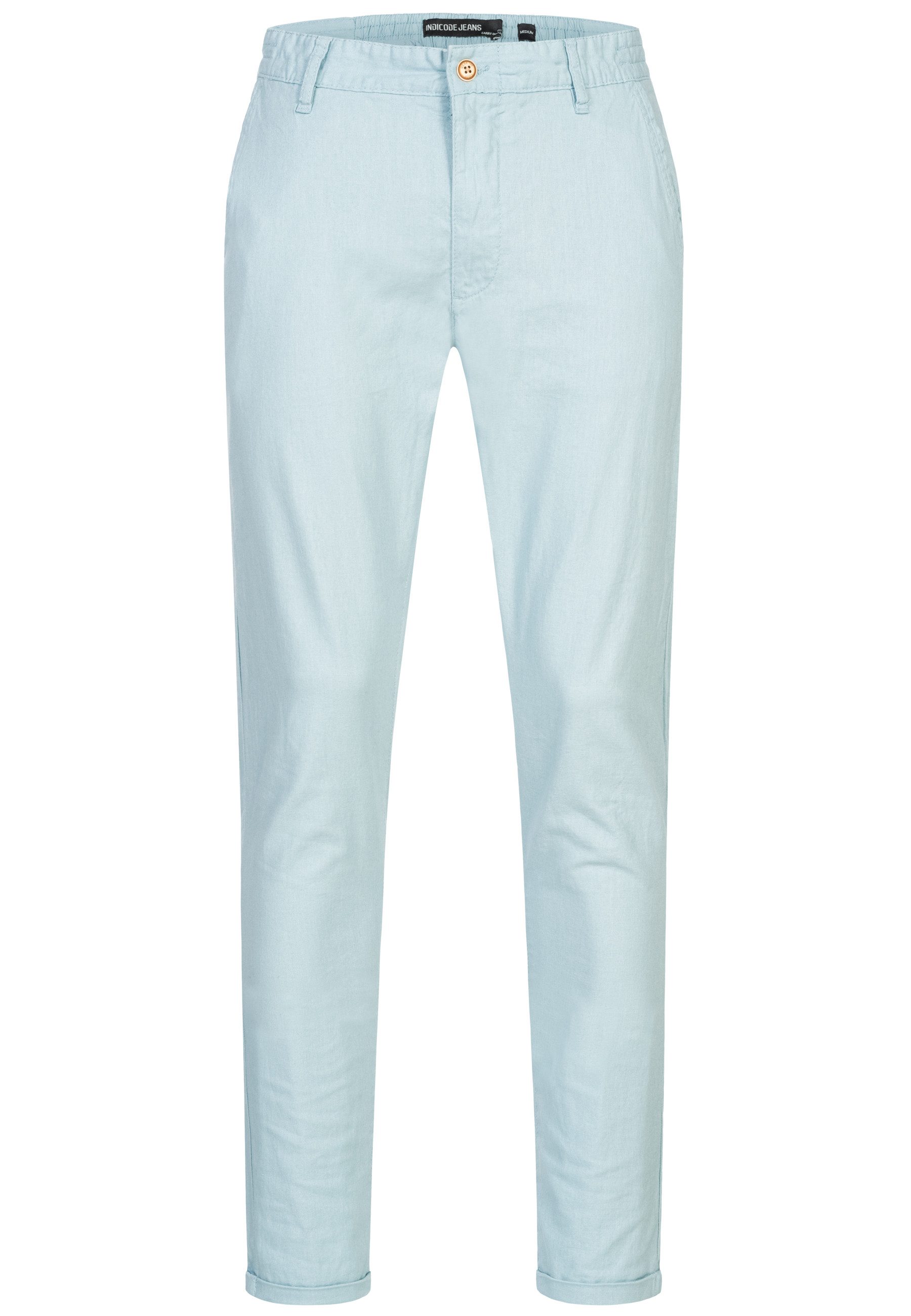 Indicode Leinenhose Haverfield mit 4 Taschen günstig online kaufen