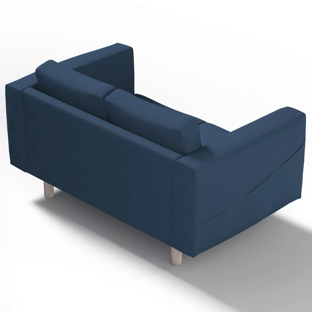 Bezug für Norsborg 2-Sitzer Sofa, marinenblau , Norsborg 2-Sitzer Sofabezug günstig online kaufen