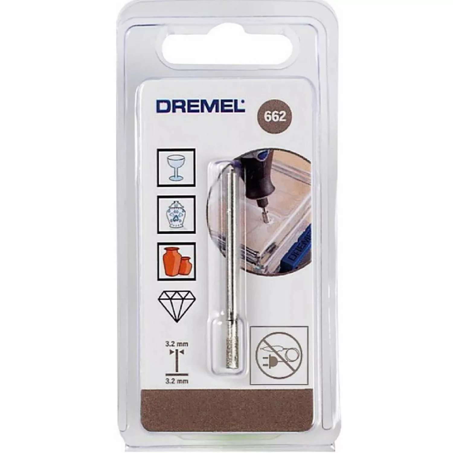 Dremel Diamant-Glasbohrer 662 günstig online kaufen