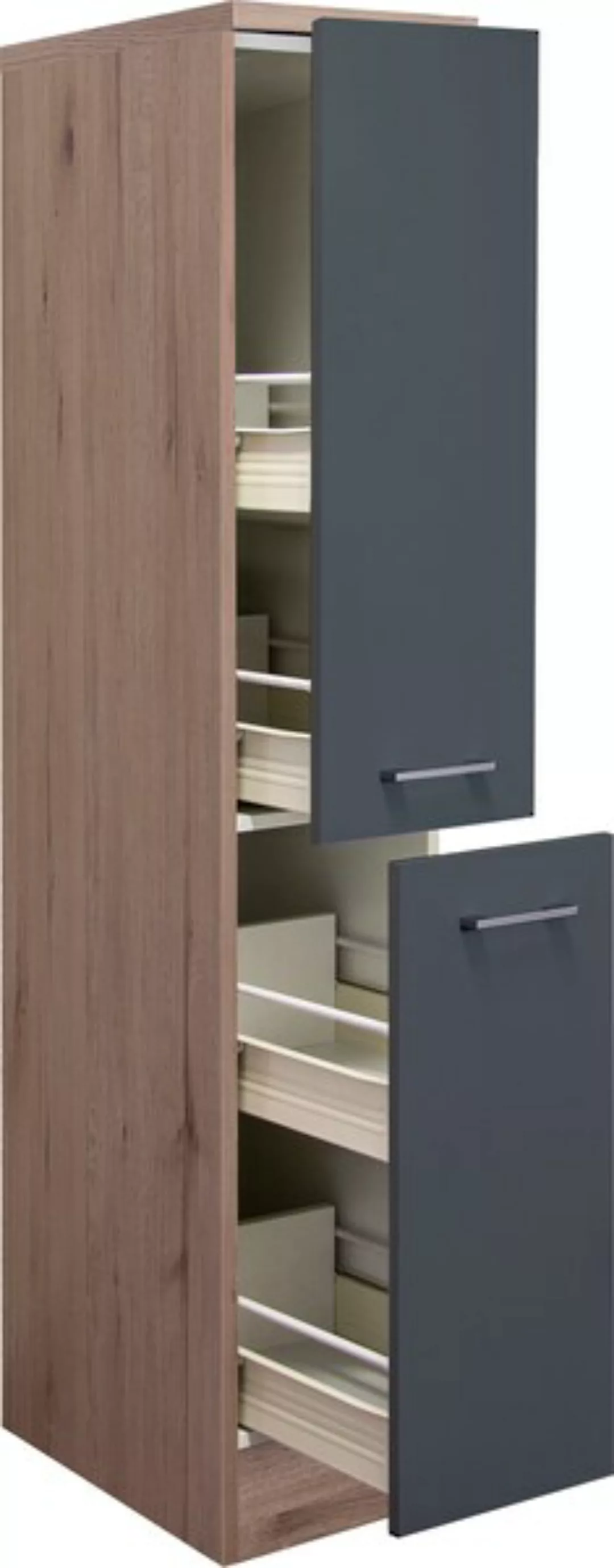 Flex-Well Apothekerschrank »Morena«, (B x H x T) 30 x 161 x 60 cm, mit 4 Ab günstig online kaufen