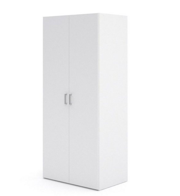 ebuy24 Kleiderschrank Spell Kleiderschrank B 2 Türen. Weiss. günstig online kaufen