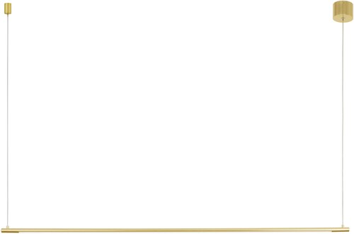 LED Pendelleuchte Elettra in Gold 20W 1400lm günstig online kaufen