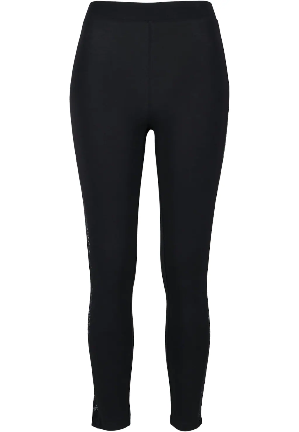 URBAN CLASSICS Leggings "Urban Classics Damen Ladies Lace Striped Leggings" günstig online kaufen