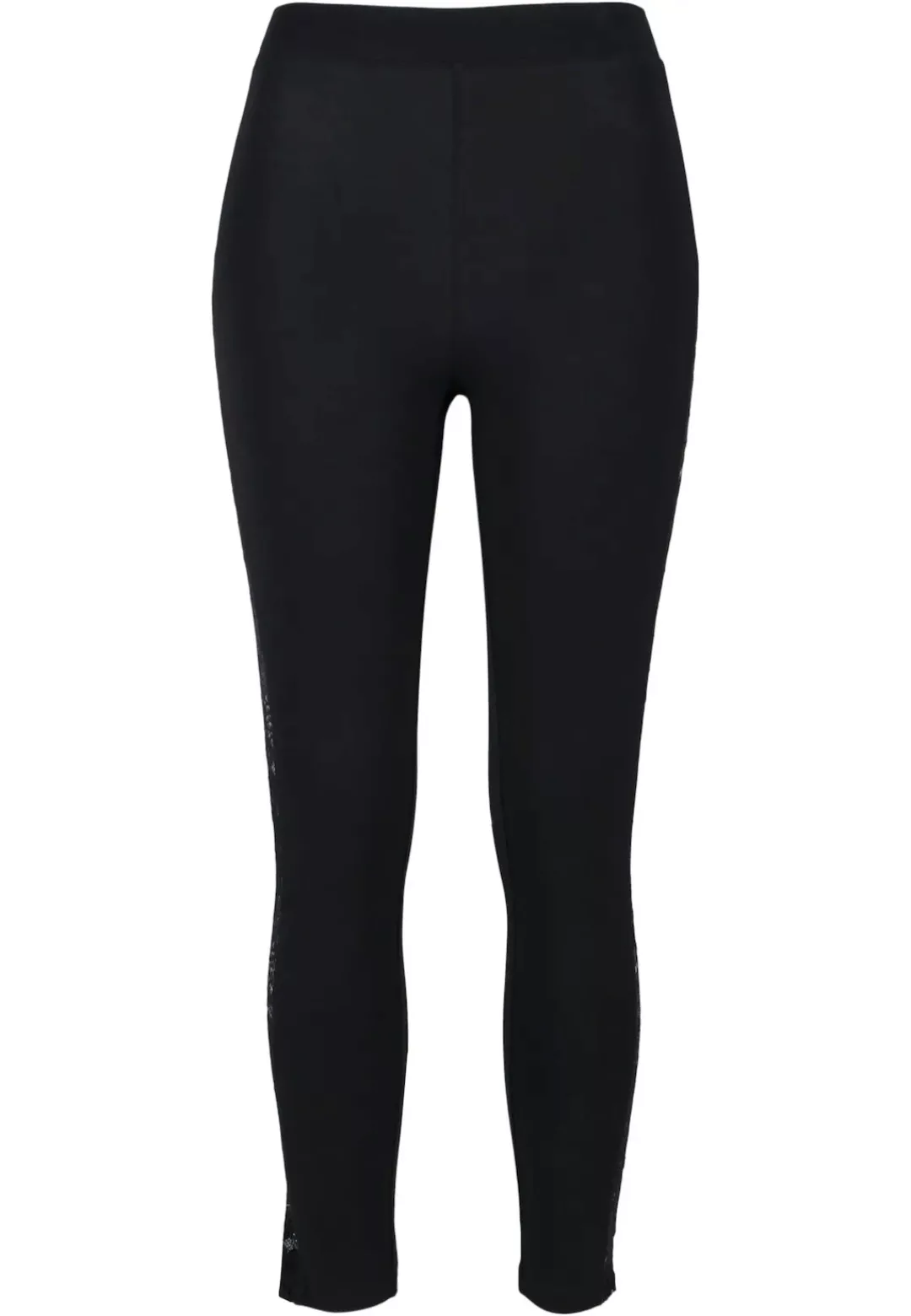 URBAN CLASSICS Leggings "Urban Classics Damen Ladies Lace Striped Leggings" günstig online kaufen