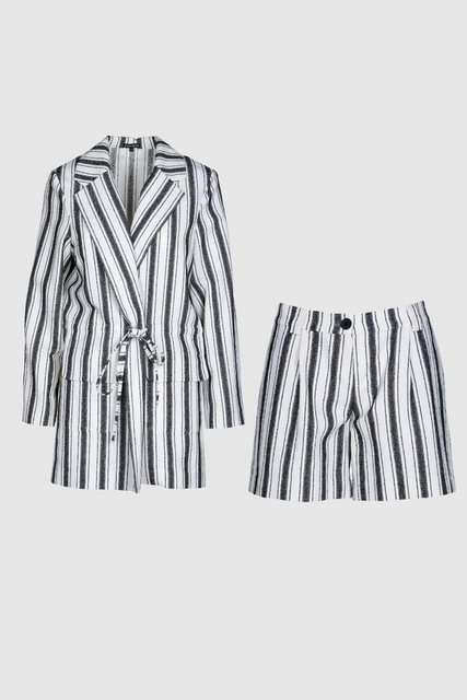 Boscana Anzug Sommer Anzug (2 tlg) Damen Shorts Blusenblazer Anzug Set günstig online kaufen