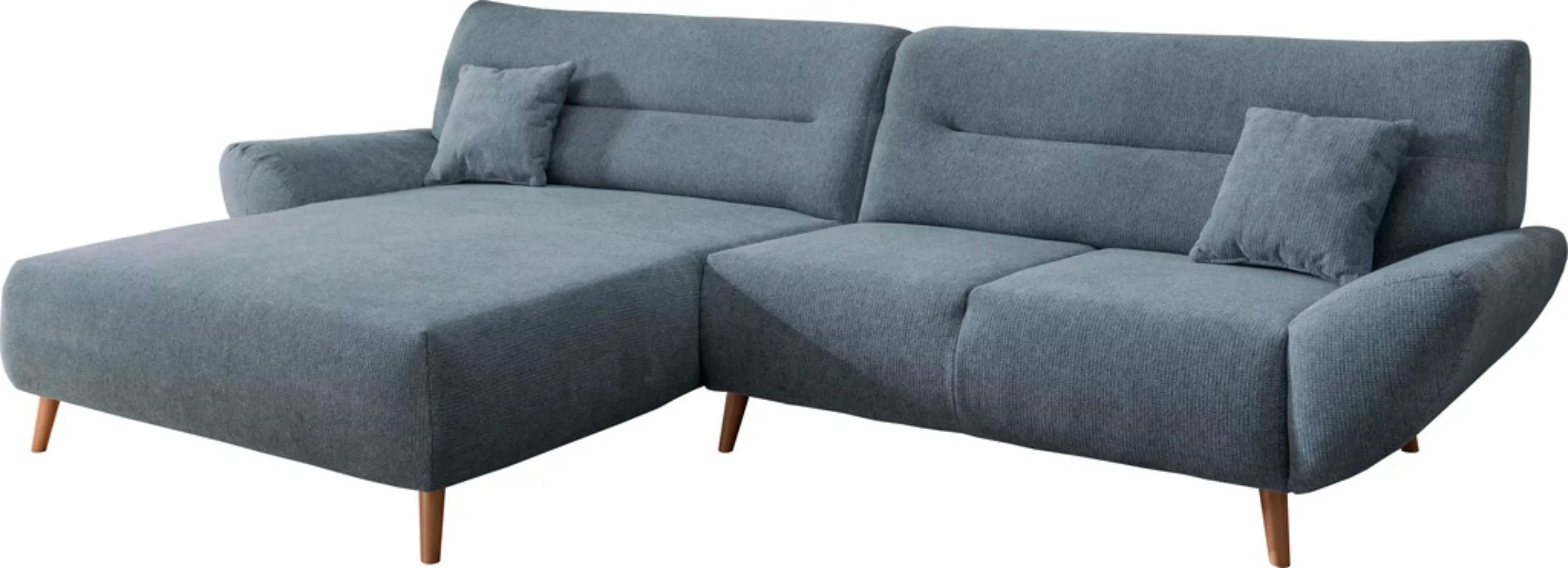 INOSIGN Ecksofa »Drago, elegant und zeitlos, komfortabel, Holzfuß, L-Form«, günstig online kaufen