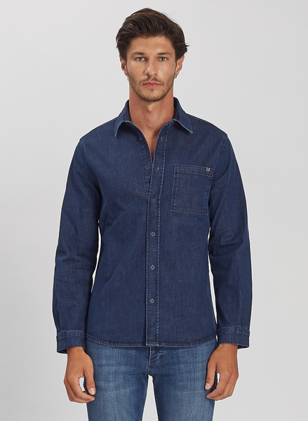 Diego - Denim Jeans Shirt Aus Bio Baumwolle günstig online kaufen