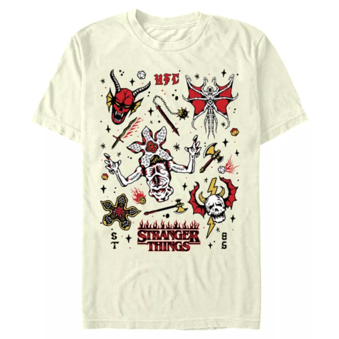 Netflix - Stranger Things - Stranger Flash Sheet - Männer T-Shirt günstig online kaufen