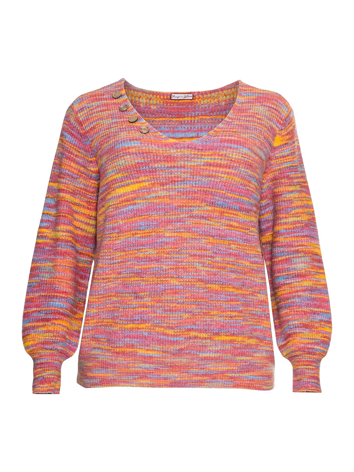 sheego by Joe Browns V-Ausschnitt-Pullover "Große Größen", mit Farbverlauf günstig online kaufen