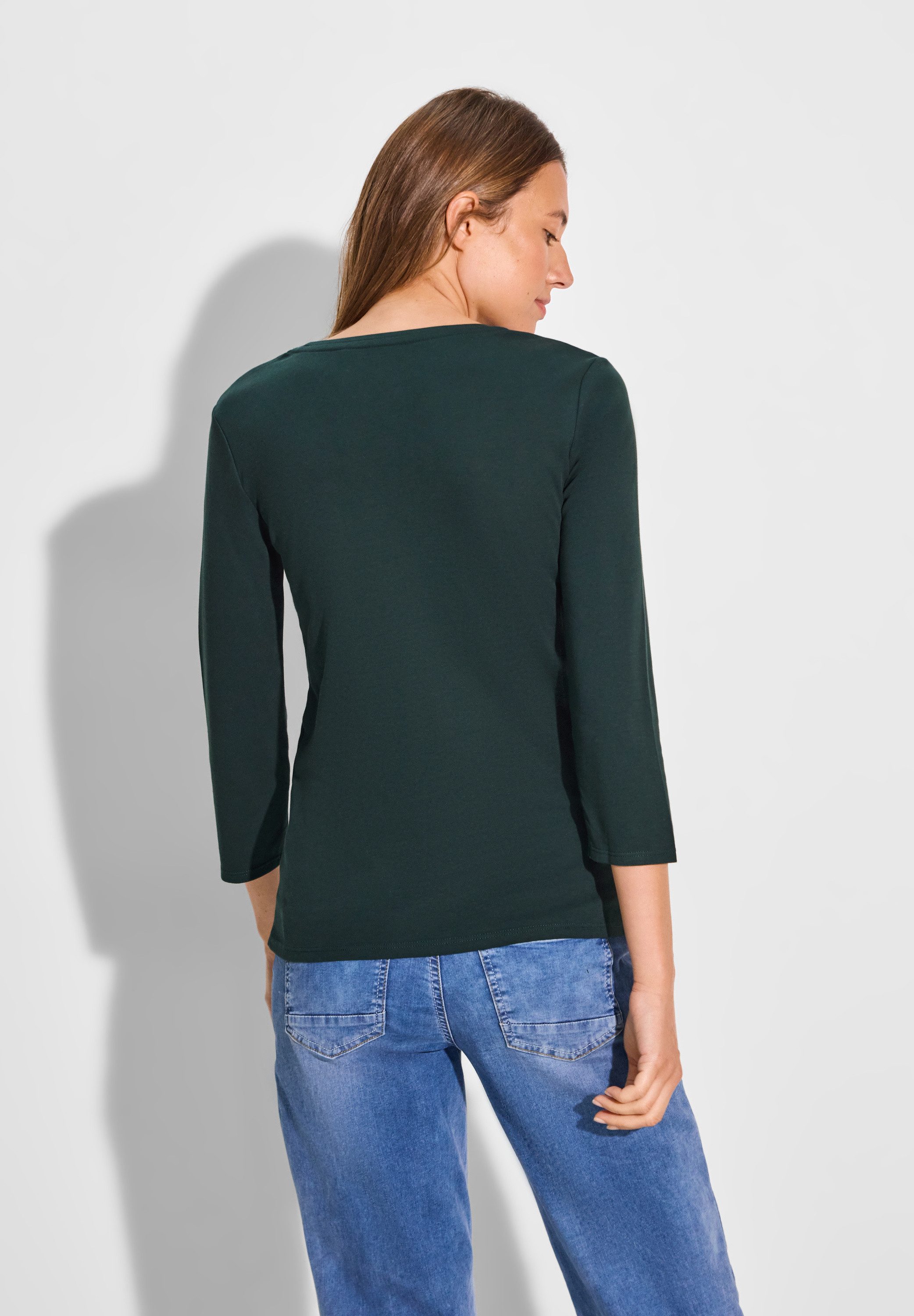Cecil 3/4-Arm-Shirt, aus reiner Baumwolle günstig online kaufen