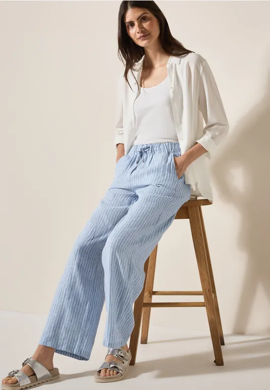 Cecil Stoffhose, High Waist günstig online kaufen