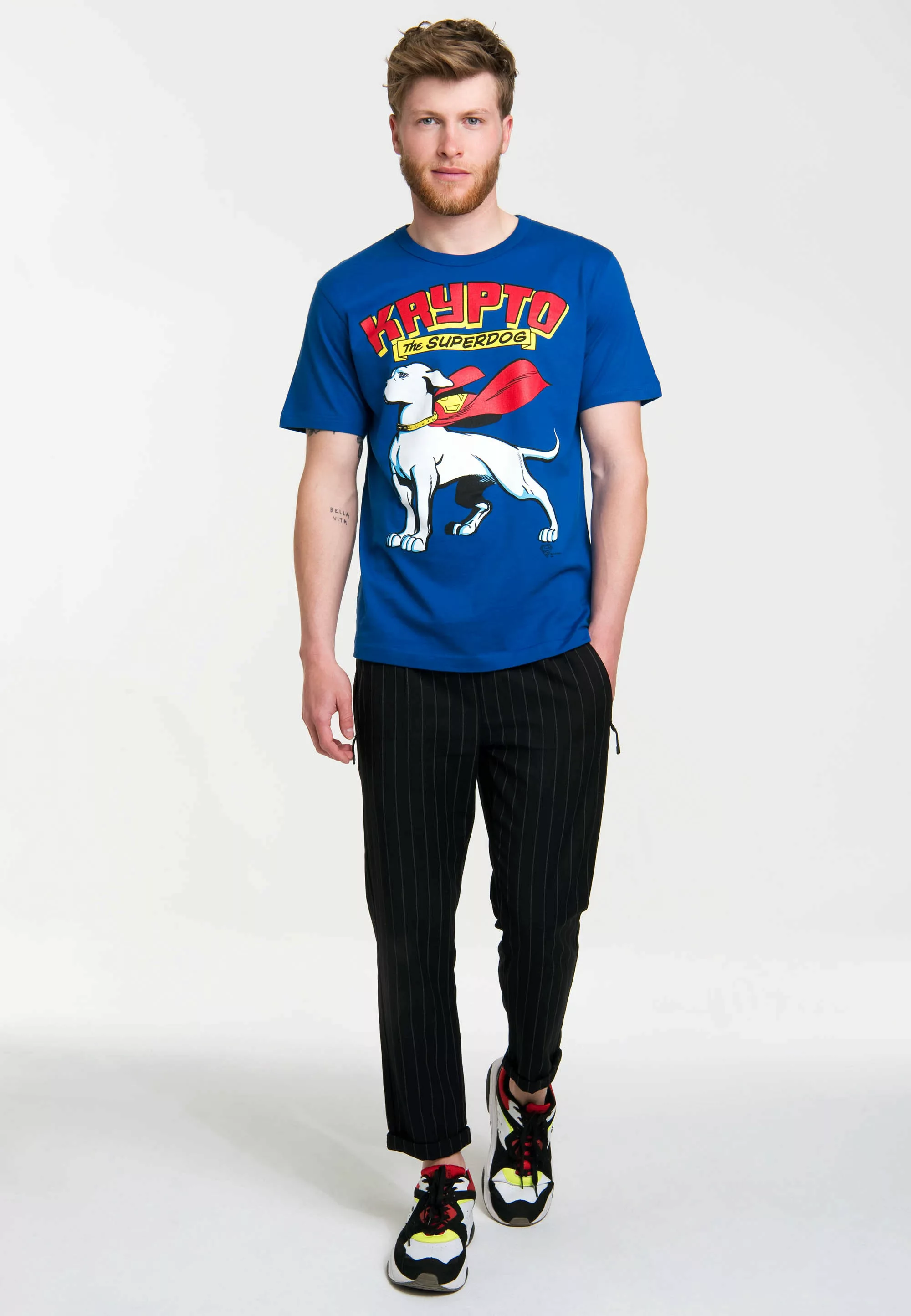 LOGOSHIRT T-Shirt "Superdog - Krypto - DC Comics", mit coolem Hunde-Motiv günstig online kaufen