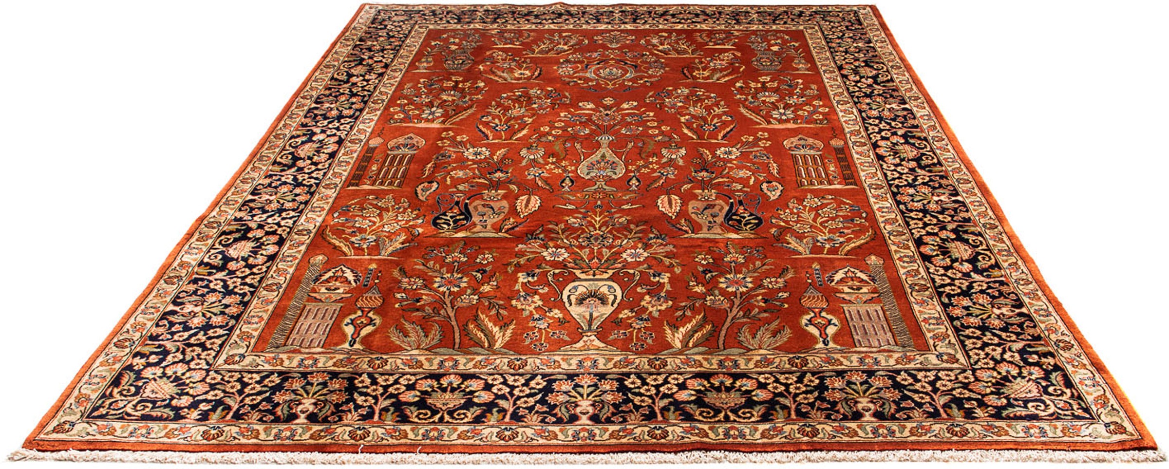 morgenland Orientteppich »Perser - Keshan - 276 x 215 cm - rost«, rechtecki günstig online kaufen