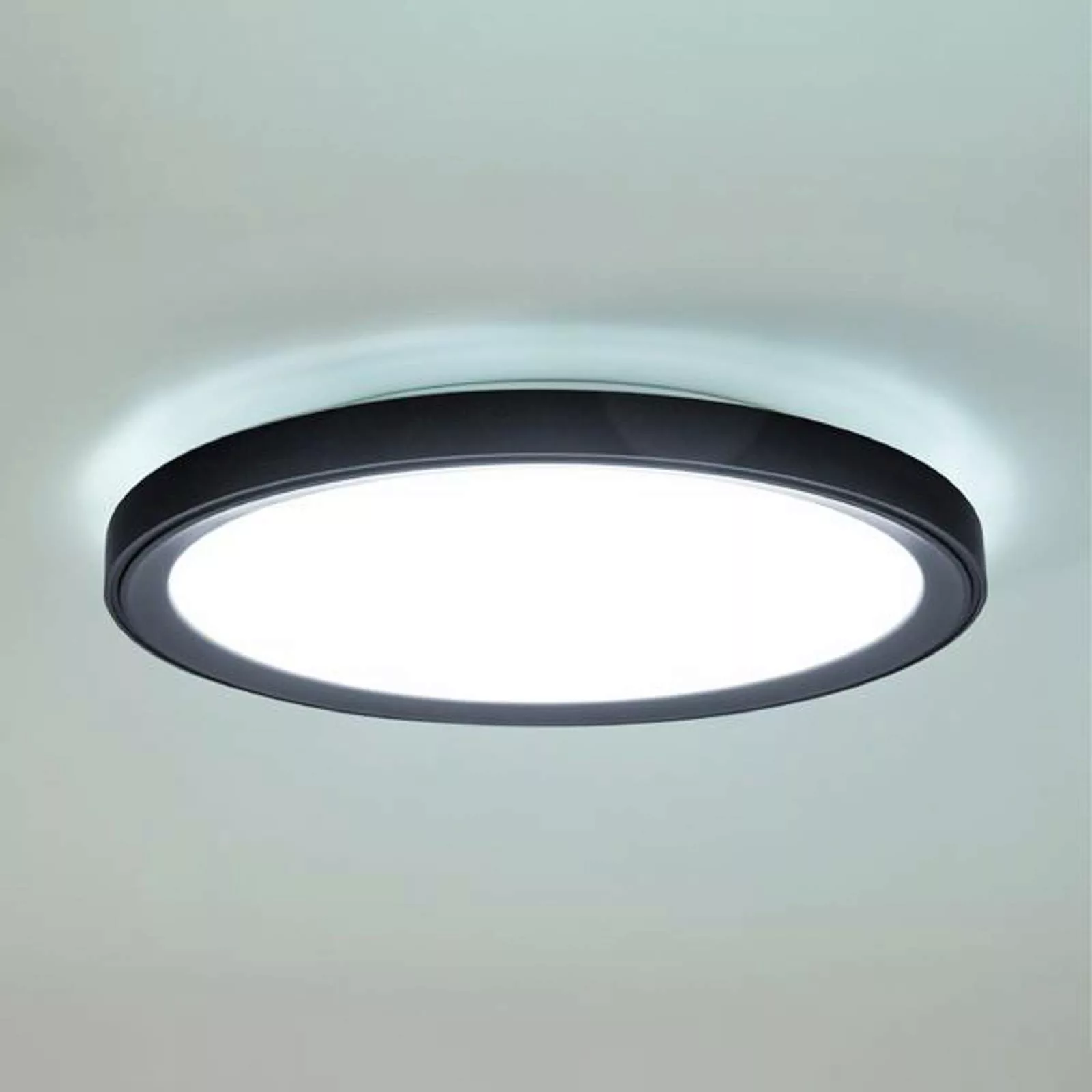 BRUMBERG Sunny Midi LED-Deckenlampe RC CCT schwarz günstig online kaufen